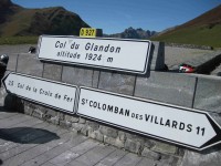 Col du Glandon (panneau)