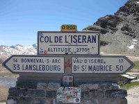 Col de l'Iseran (panneau)